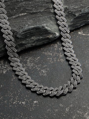 The Bijou Chain Necklace - Metallic Silver