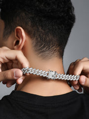 The Bijou Chain Necklace - Metallic Silver