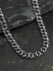 The Alt-Bijou Chain Necklace - Metallic Silver