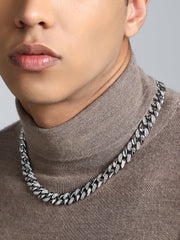The Alt-Bijou Chain Necklace - Metallic Silver