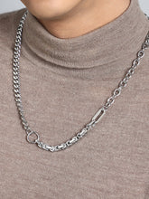 The Mechanical Chain Necklace - Metallic Silver
