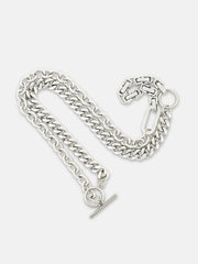 The Mechanical Chain Necklace - Metallic Silver