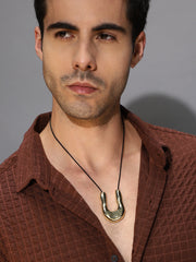 French Accent - The Houston Pendant Necklace California Gold