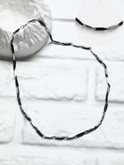 The Greek Pendant Necklace - Metallic Silver