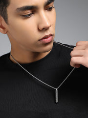 The Spiral Pendant Necklace - Metallic Silver