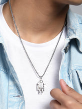 قلادة روبو - فضي معدني