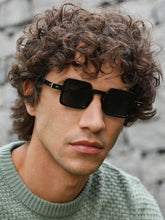 The Circuscore Square Sunglasses - Onyx Black
