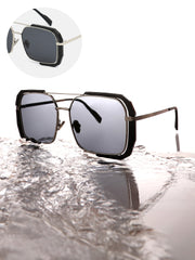 The Millennium Oversized Sunglasses - Onyx Black