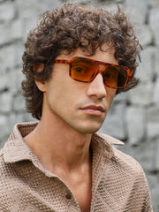 The Tony Aviator Sunglasses - Chestnut Brown