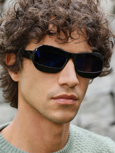 The Matrix Rectangular Sunglasses - Onyx Black