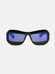 The Matrix Rectangular Sunglasses - Onyx Black
