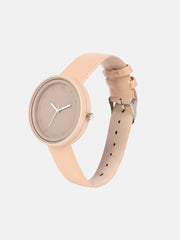 The Off-Duty Round Watch - Sand Beige