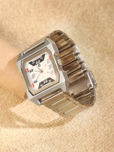 The Blazer Square Watch - Metallic Silver