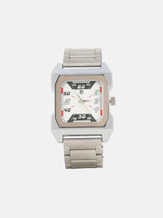 The Blazer Square Watch - Metallic Silver