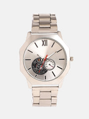 The Formula Chain Round Watch - Metallic Silver