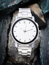 The Bijou Round Watch - Metallic Silver