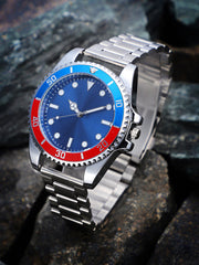 The Ribbed Round Watch - Multicolour