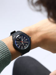 The Aetheris Round Watch - Onyx Black