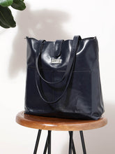 Navy Shopper Bag