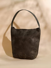 The Bucket Tote Bag - Coffee Brown
