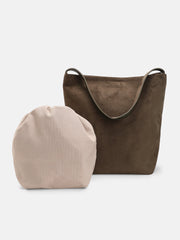 The Bucket Tote Bag - Coffee Brown