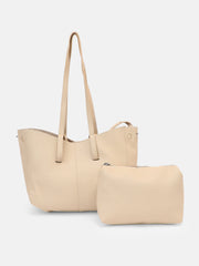 The Medium Illumé Tote Bag - Saltbox Beige