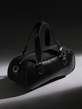 The Small Retro Bowling Bag - Onyx Black