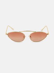 The Retro Malibu Cateye Sunglass - Califonia Gold