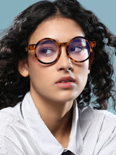 The Chelsea Round Sunglass - Coffee Brown