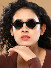 Haute Sauce - The Circuscore Diamond Sunglass - Midnight Black