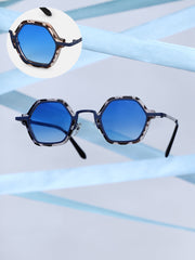 نظارة شمسية سداسية الشكل من فلويد سيركسكور - أسود أونيكس