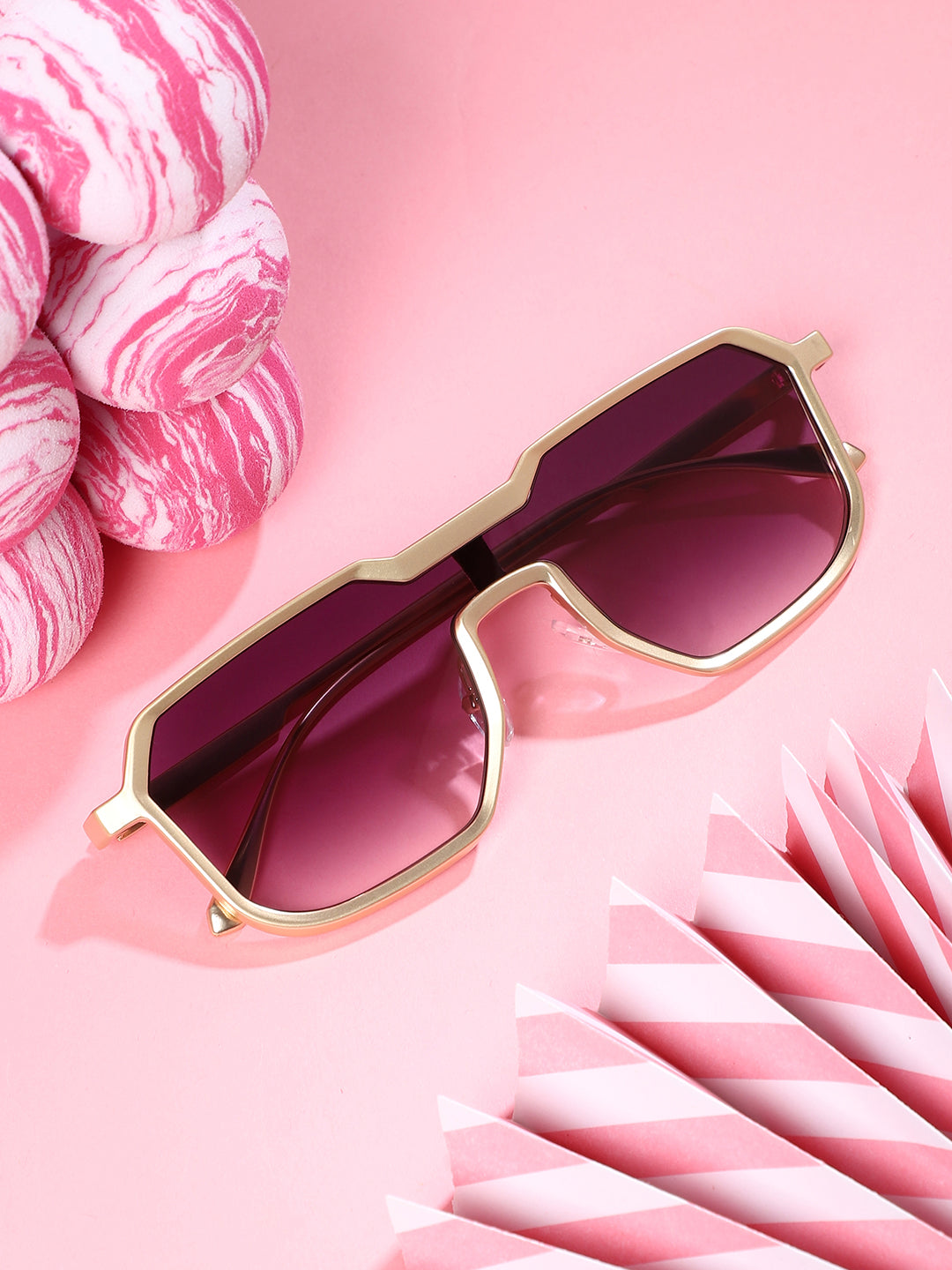 Haute Sauce - The Cyborg Wayfarer Sunglass - Amethyst Purple