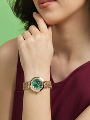 ساعة دائرية منقطة - ذهب كاليفورنيا