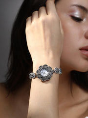 ساعة أكواليث الدائرية - فضة الكأس