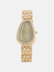 Haute Sauce - The Bijou Ophidian Oval Watch - California Gold