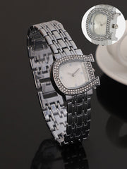 Haute Sauce - The Buckle Asymmetric Watch - Metallic Silver