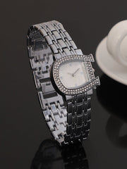 Haute Sauce - The Buckle Asymmetric Watch - Metallic Silver