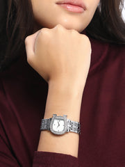 Haute Sauce - The Buckle Asymmetric Watch - Metallic Silver