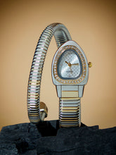 The Aurelia Gem Wrap Oval Watch - Metallic Silver