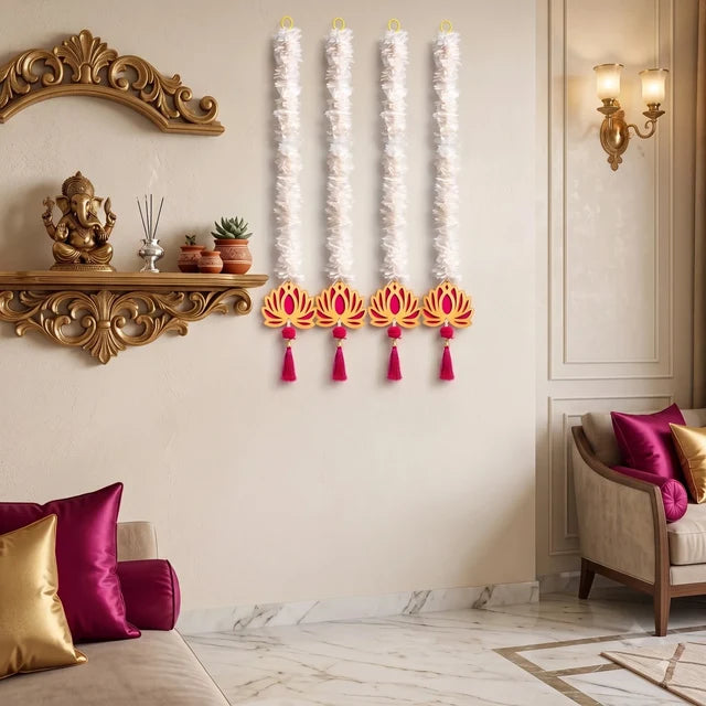 Gajra Lotus Line Hanging Pack of 4