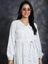 فستان مخملي مطرز بالترتر للنساء