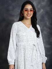 فستان مخملي مطرز بالترتر للنساء