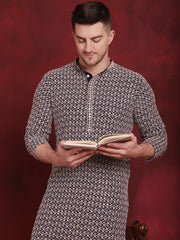 Jompers - Sequin Embroidered Pure Cotton Kurta with Pyjamas