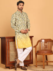 Jompers - Digital Printed Kurta Pyjama Set ( JOKP P 5104 Green )