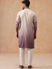 men s ombre kurta with pyjama