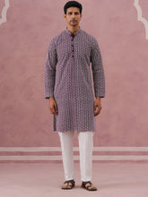 Floral Embroidered Kurta With Churidar