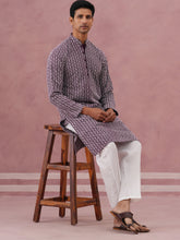 floral embroidered kurta with churidar