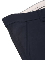 Men's Casual Cotton Solid Cargo Pants ( KGP 154Navy-Blue )