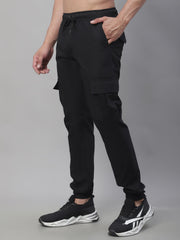 Men's Casual Cotton Solid Cargo Pants