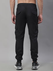 Men's Casual Cotton Solid Cargo Pants